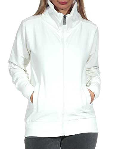 Elbsand Alvis Damen Sweatjacke mit hohem Kragen, Zip-Jacke, Reißverschluss, Regular Fit von Elbsand