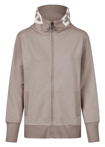 Elbsand Alvis Damen Sweatjacke mit hohem Kragen, Zip-Jacke, Reißverschluss, Regular Fit von Elbsand