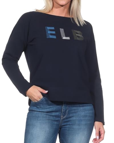 Elbsand Arvi Damen Sweatshirt mit weitem Ausschnitt, locker geschnitten von Elbsand