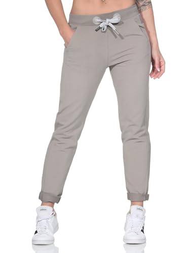 Elbsand Brine Damen Hose, Sweathose 7/8 lang, Pants, langes Bein gerade Schnittform von Elbsand