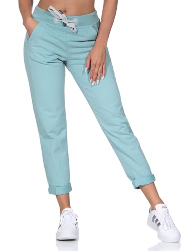 Elbsand Brinja Damen 7/8 Hose, Sweathose, gerade Schnittform von Elbsand