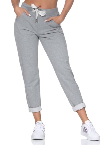 Elbsand Brinja Damen 7/8 Hose, Sweathose, gerade Schnittform von Elbsand