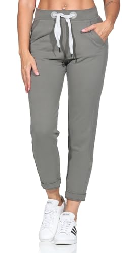 Elbsand Brinja Damen 7/8 Hose, Sweathose, gerade Schnittform von Elbsand