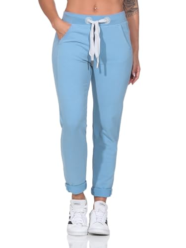 Elbsand Brinja Damen 7/8 Hose, Sweathose, gerade Schnittform von Elbsand