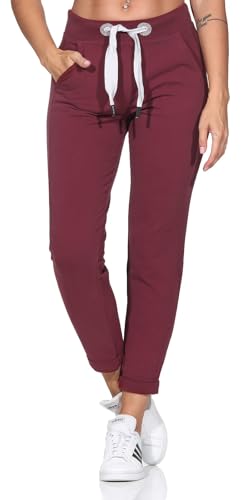 Elbsand Brinja Damen 7/8 Hose, Sweathose, gerade Schnittform von Elbsand