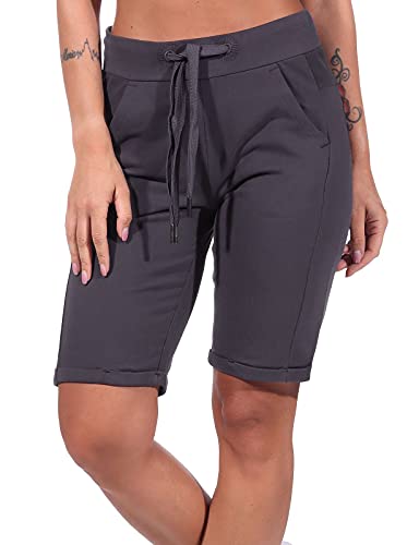 Elbsand Brinjana Damen Bermuda Shorts, Kurze Sweathose, lockere Passform von Elbsand