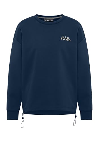 Elbsand Caris Damen Sweatshirt, Rundhalsausschnitt, überschnittene Schultern, Loose fit von Elbsand