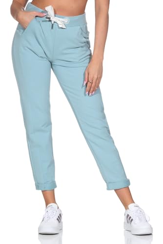 Elbsand Brinja Damen 7/8 Hose, Sweathose, gerade Schnittform von Elbsand