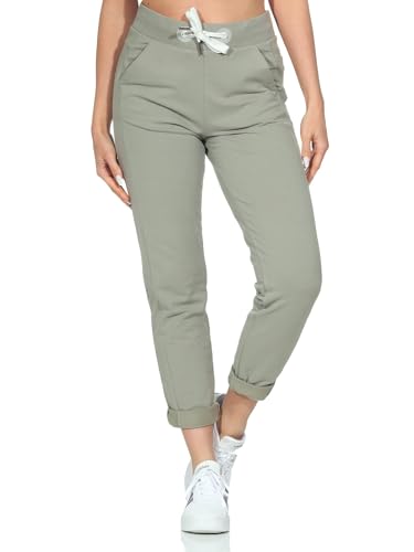Elbsand Brinja Damen 7/8 Hose, Sweathose, gerade Schnittform von Elbsand
