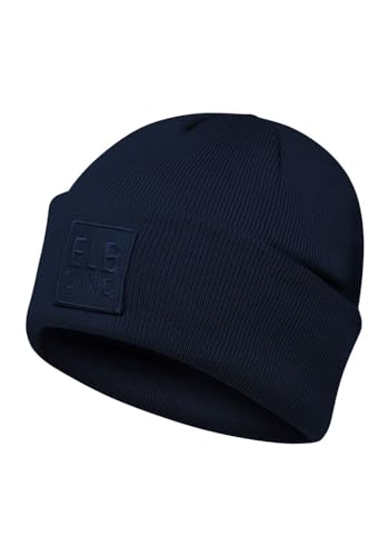 Elbsand Damen Beanie ESBenje Strickmütze mit Logopatch 10009 00 Coldwater (787) von Elbsand
