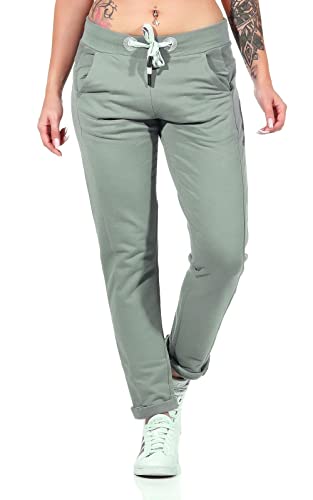 Elbsand Brinja Damen 7/8 Hose, Sweathose, gerade Schnittform von Elbsand