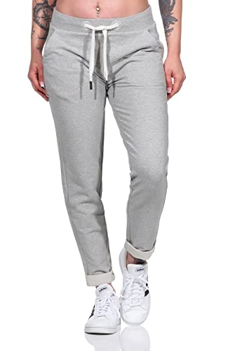 Elbsand Damen Jogginghose ESBrinja 70115 00 Heather Grey Melange (970) L von Elbsand