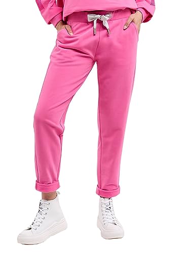 Elbsand Damen Jogginghose ESBrinja knöchellange Sweatshose 70115 00 Sharp Pink (502) XL von Elbsand