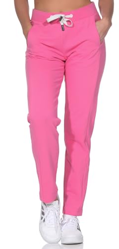 Elbsand Damen Jogginghose ESWBriane Sweathose knöchellang 70717 00 Soda Pink (530) XXL von Elbsand
