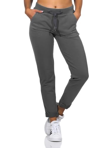 Elbsand Damen Jogginghose ESWBrine Sweathose knöchellang 70628 00 Charcoal (989) M von Elbsand