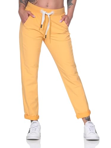 Elbsand Damen Jogginghose ESWBrine Sweathose knöchellang 70628 00 Orange Haze (324) S von Elbsand