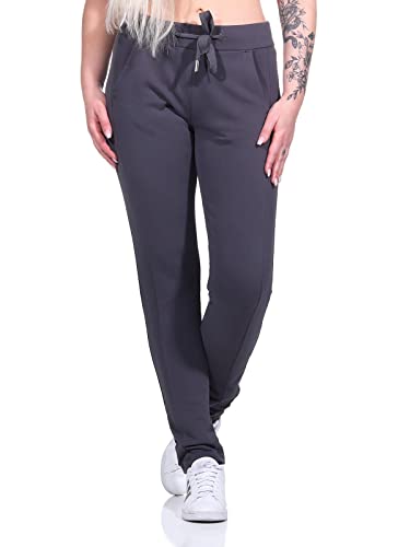 Elbsand Damen Jogginghose Sweatpants ESBria 70414 00 Charcoal (989) L von Elbsand