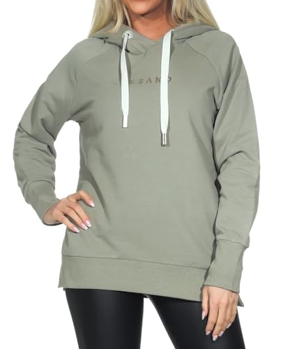 Elbsand Svana Damen Hoodie, Sweatshirt mit Kapuze, Rundhalsausschnitt von Elbsand