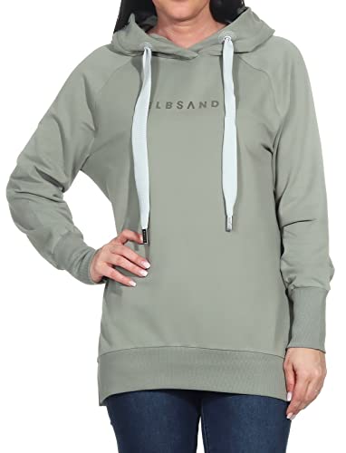 Elbsand Savan Damen Hoodie, Sweatshirt mit Kapuze, Rundhalsausschnitt von Elbsand