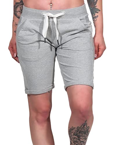 Elbsand Brinjana Damen Berumda Shorts, Kurze Sweathose, lockere Passform von Elbsand