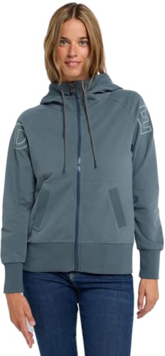 Elbsand Damen Sweatjacke Freizeitjacke mit Kapuze ESWKaire 70877 00 Moonstone (9790) M von Elbsand