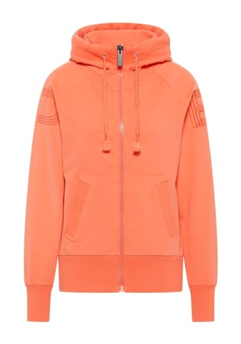 Elbsand Damen Sweatjacke Katja (DE/NL/SE/PL, Alphanumerisch, XXL, Regular, Regular, Hot Coral) von Elbsand