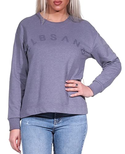 Elbsand Damen Sweatshirt ESWSynne 70419 00 Pigeon Blue Melange (751) L von Elbsand