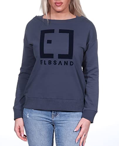 Elbsand Damen Sweatshirt Finnia 70121 00 Denim Blue (780) XS von Elbsand