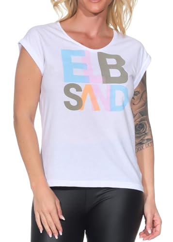 Elbsand Eldis Damen T-Shirt, Rundhalsausschnitt, normal geschnitten von Elbsand