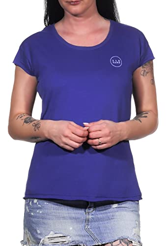 Elbsand Damen T-Shirt ESWRanva 70428 00 Blue Ink Melange (613) S von Elbsand