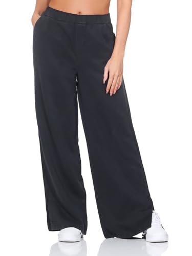 Elbsand Damen Tencel Stoffhose ESWWenke leichte Damenhose mit weitem Bein 70862 00 Quartz (994) 44 von Elbsand