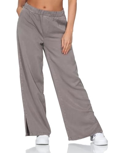 Elbsand Damen Tencel Stoffhose ESWWenke leichte Damenhose mit weitem Bein 70862 00 Soft Mud (890) 40 von Elbsand
