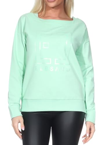 Elbsand Fenja Damen Sweatshirt mit Bootsausschnitt, locker geschnitten von Elbsand