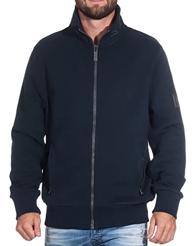 Elbsand Herren Sweatjacke ESMBjarne Freizeitjacke mit Stehkragen 35012 00 Midnight (798) M von Elbsand