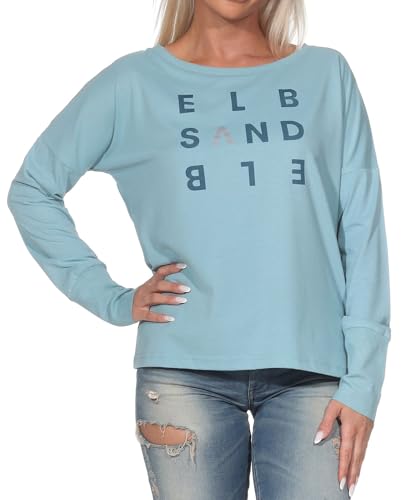 Elbsand Ingiara Damen Langarm T-Shirt, Longsleeve Shirt, Rundhalsausschnitt von Elbsand