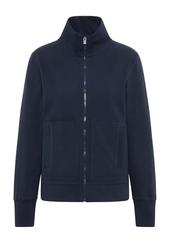 Elbsand Iona Damen Sweatjacke mit Stehkragen und Leistentaschen, Regular fit von Elbsand