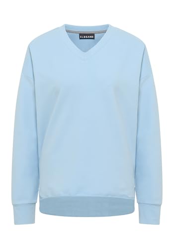 Elbsand Jördis Damen Sweatshirt mit V-Ausschnitt, leicht überschnittene Schulter, locker geschnitten von Elbsand