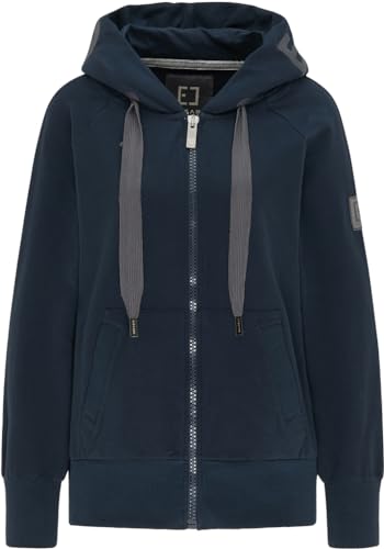 Elbsand Kelda Damen Sweatjacke mit Kapuze, Zip-Jacke, Reißverschluss (DE/NL/SE/PL, Alphanumerisch, XL, Regular, Regular, cold water) von Elbsand