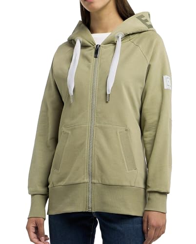 Elbsand Kelda Damen Sweatjacke mit Kapuze, Zip-Jacke, Reißverschluss von Elbsand