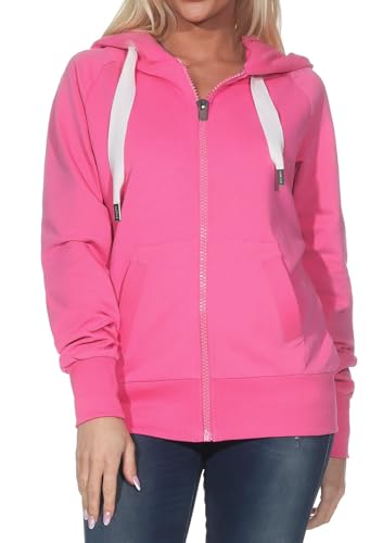 Elbsand Kelda Damen Sweatjacke mit Kapuze, Zip-Jacke, Reißverschluss von Elbsand