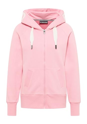 Elbsand Kelina Damen Sweatjacke mit Kapuze, Zip-Jacke, Reißverschluss, Regular Fit von Elbsand