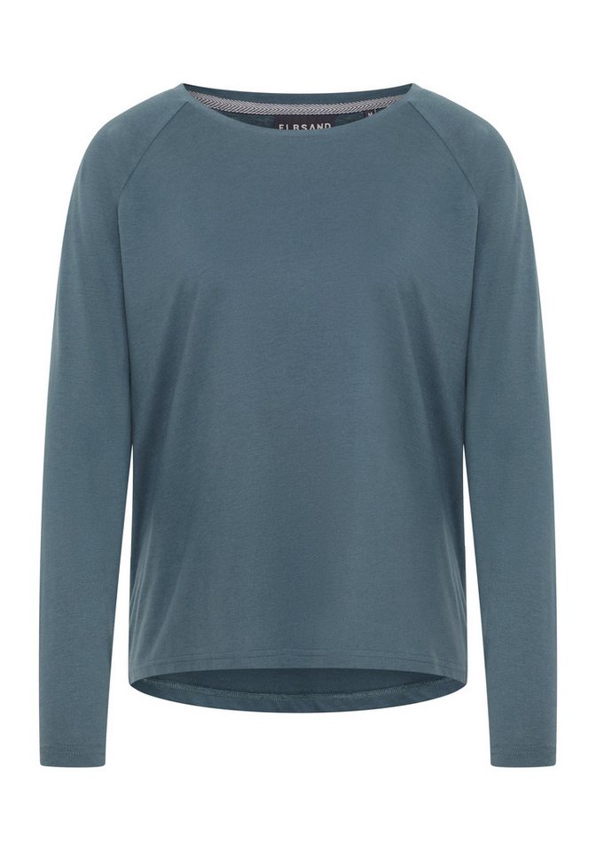 Elbsand Langarmshirt Tinna breiter Ausschnitt, locker geschnitten von Elbsand