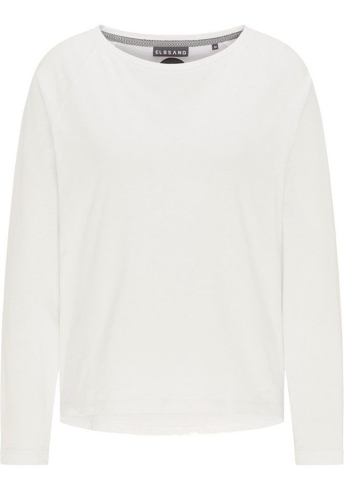 Elbsand Langarmshirt Tinna breiter Ausschnitt, locker geschnitten von Elbsand