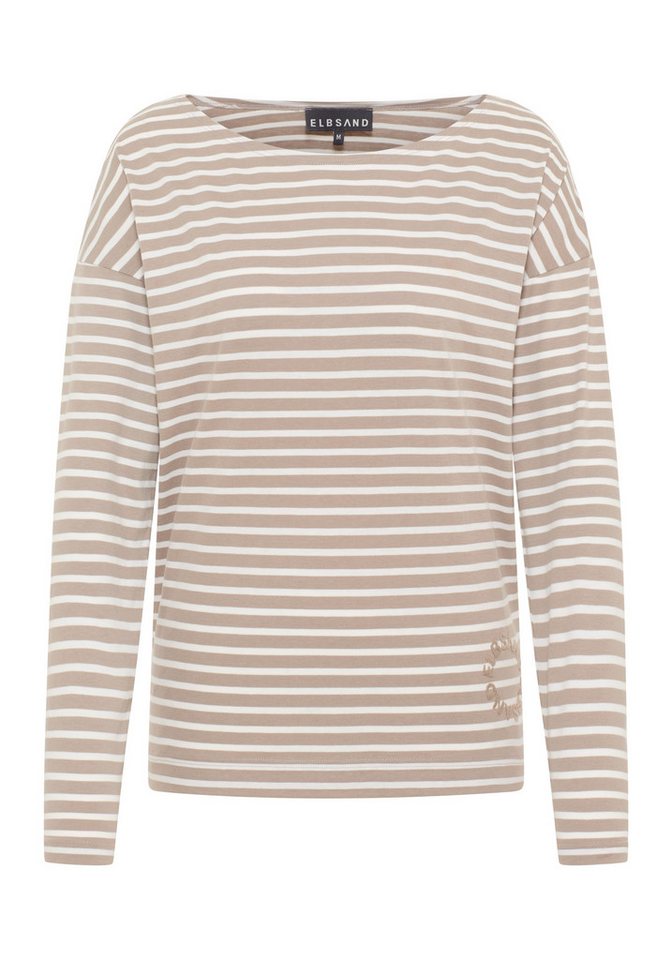 Elbsand Langarmshirt Tooske Bootsausschnitt, locker geschnitten von Elbsand