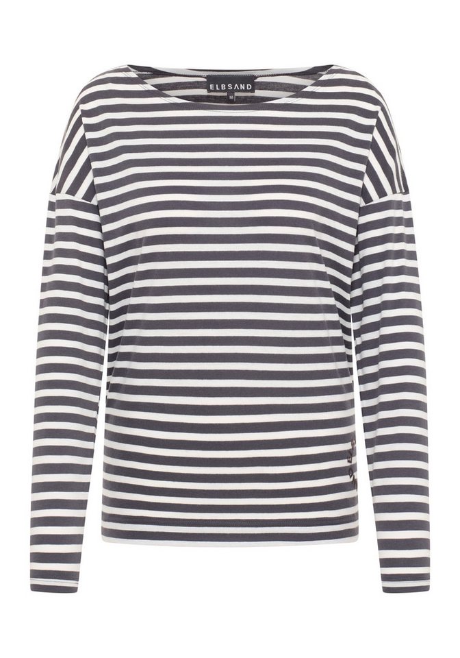 Elbsand Langarmshirt Tooske Bootsausschnitt, locker geschnitten von Elbsand