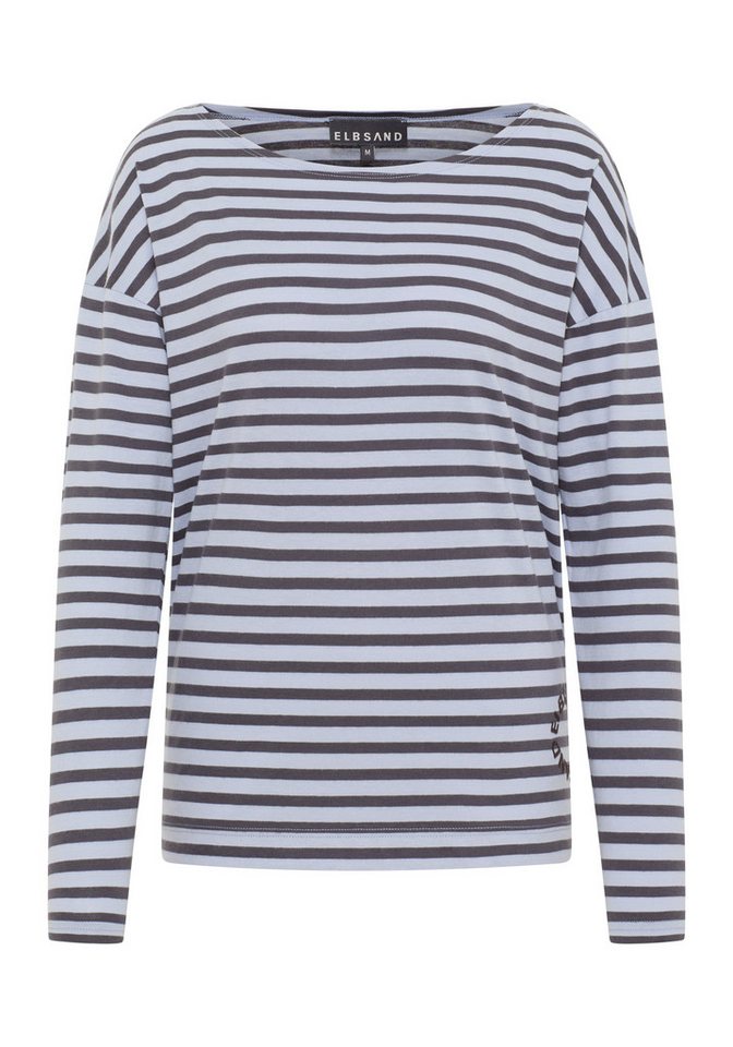 Elbsand Langarmshirt Tooske Bootsausschnitt, locker geschnitten von Elbsand
