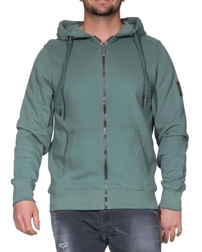 Elbsand Malte Herren Sweatjacke mit Kapuze, Zip-Jacke, Reißverschluss von Elbsand
