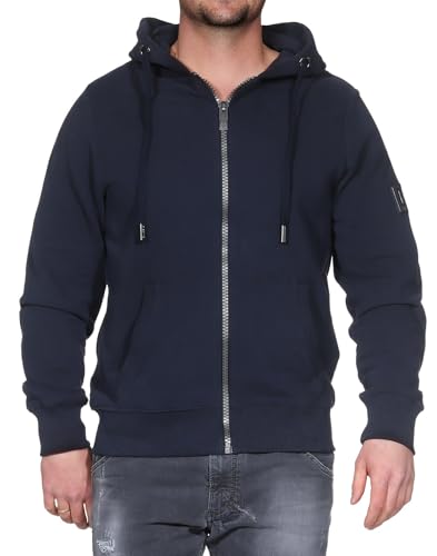 Elbsand Malte Herren Sweatjacke mit Kapuze, Zip-Jacke, Reißverschluss von Elbsand