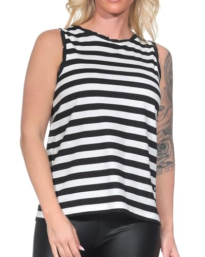 Elbsand Meevis Damen Top, Leichtes Tanktop mit Rundhalsausschnitt, locker geschnitten von Elbsand
