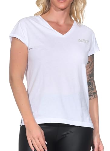 Elbsand Pajuk Damen T-Shirt mit V-Ausschnitt, locker geschnitten von Elbsand